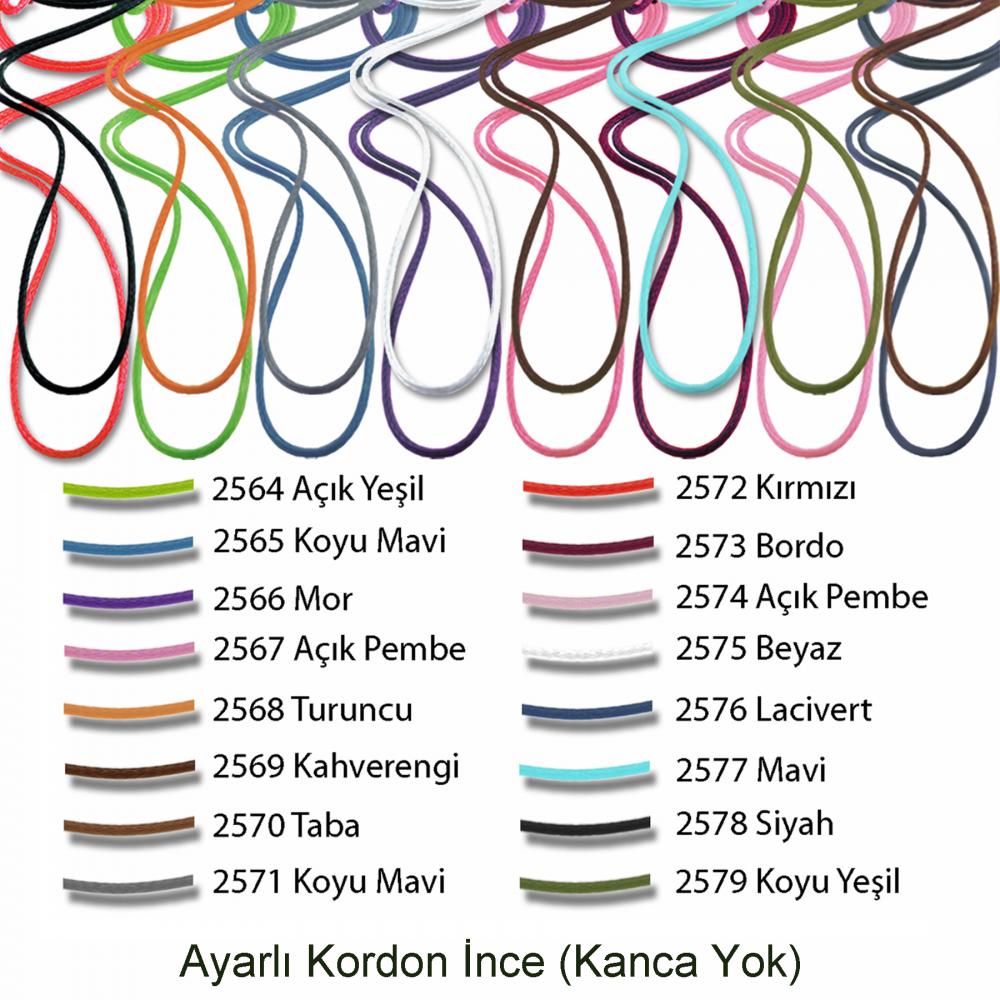 1332KA Balık burcu çelik ayarlı kordonlu minimal burç kolye