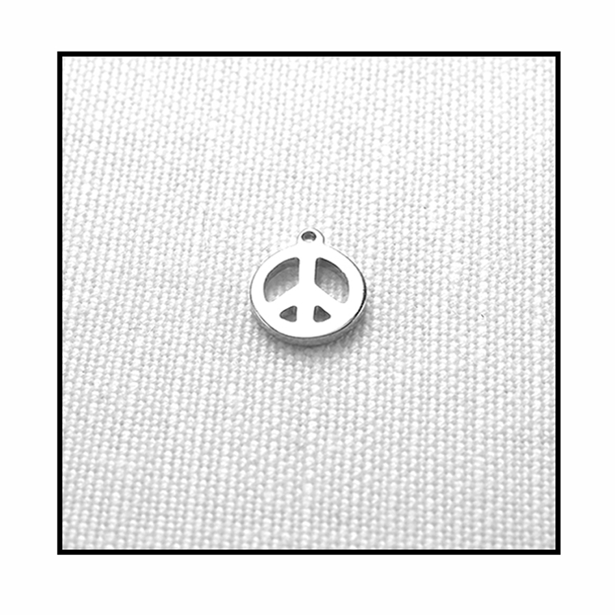 1336Z Minimini peace-barış çelik kolye