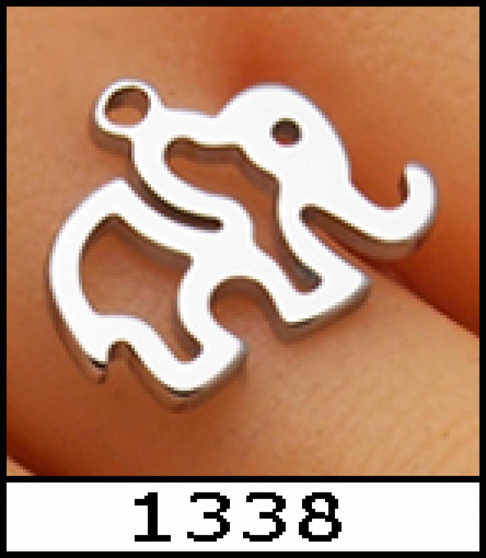 1338K Minik Fil çelik kolye