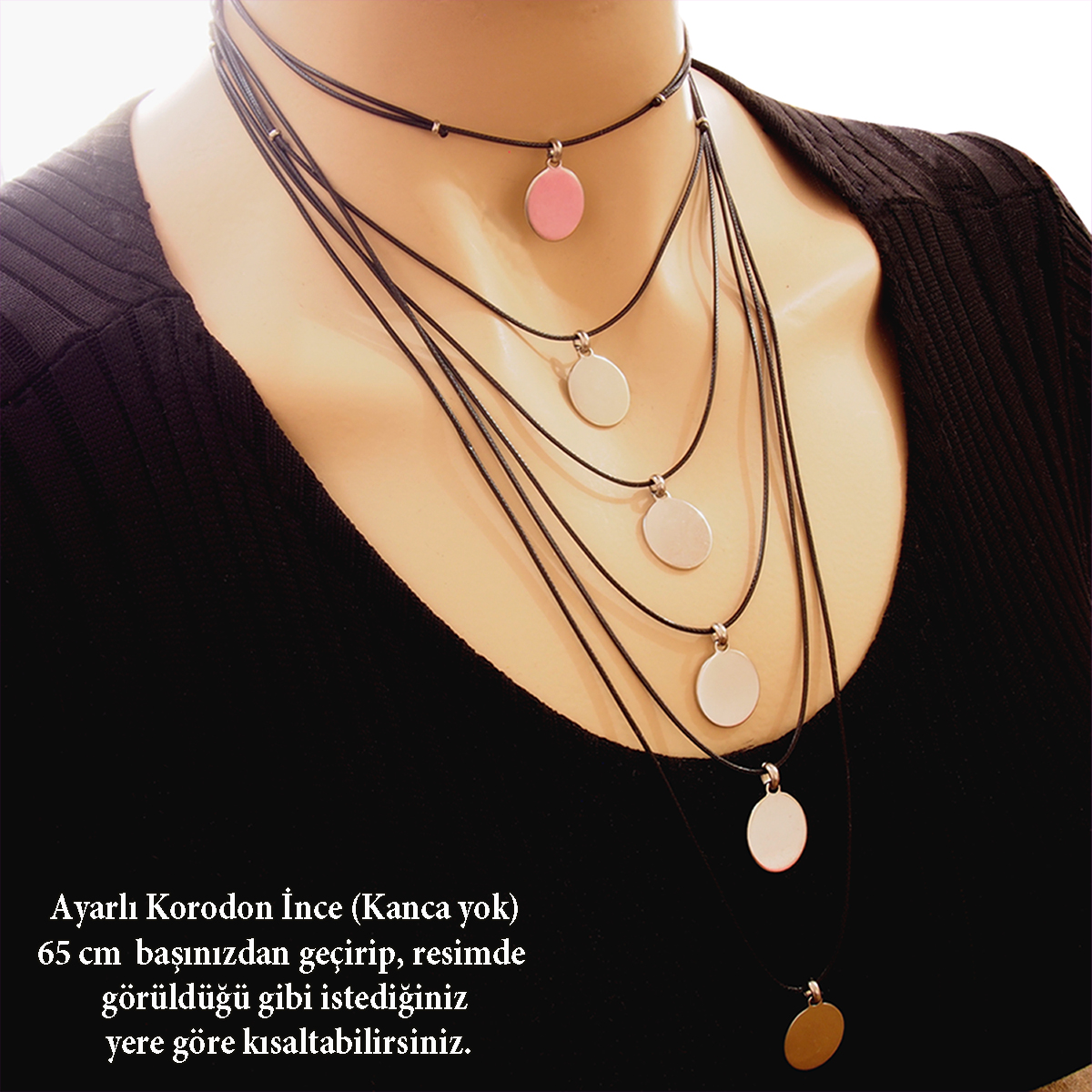 1359 R harfi çelik harf kolye