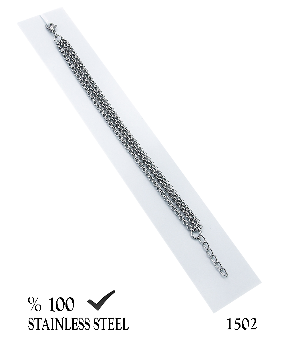 1502 Çelik zincir bileklik