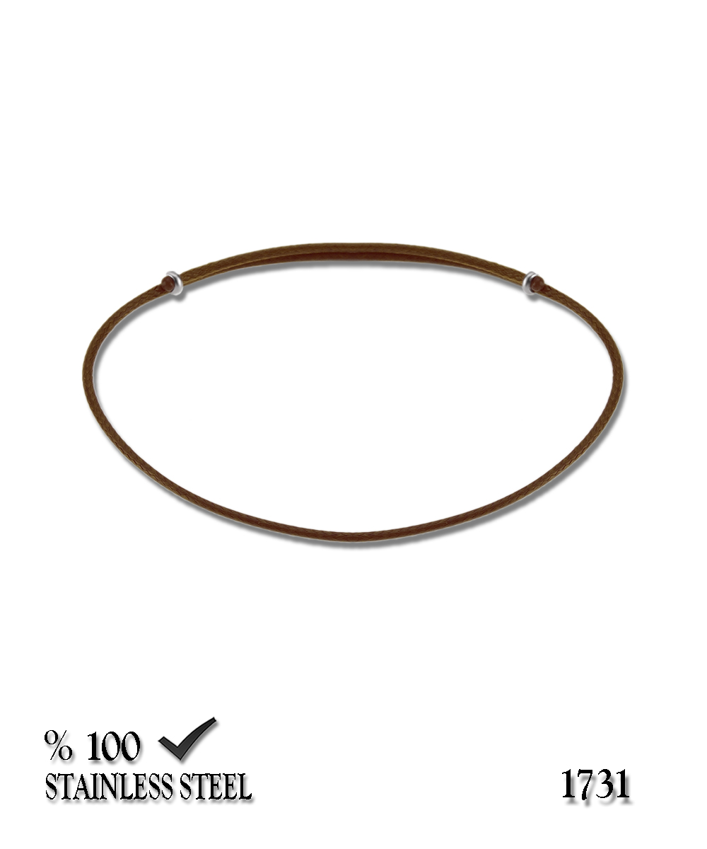 1731H 1,3 mm Kahve kordon halhal