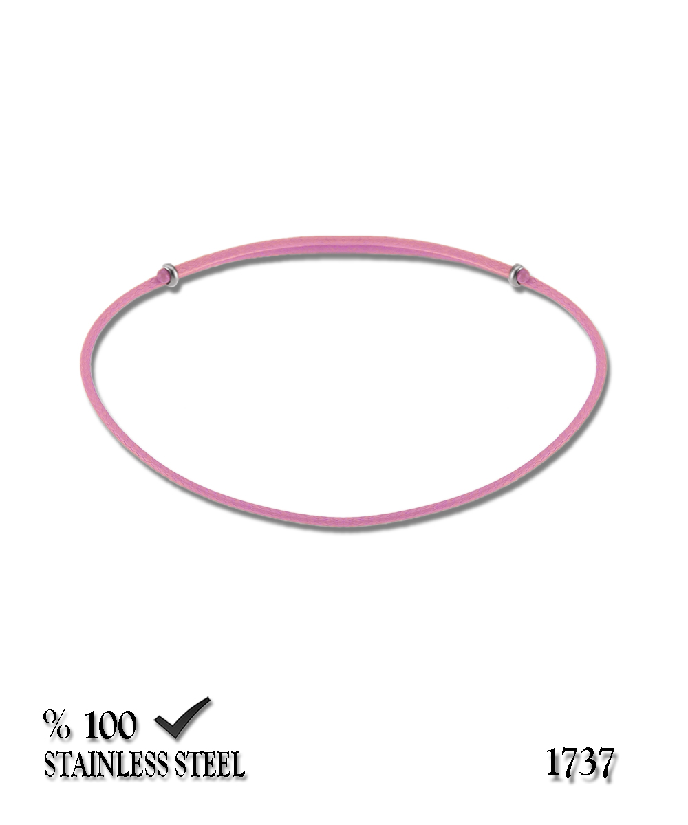 1737H 1,3 mm Koyu pembe kordon halhal