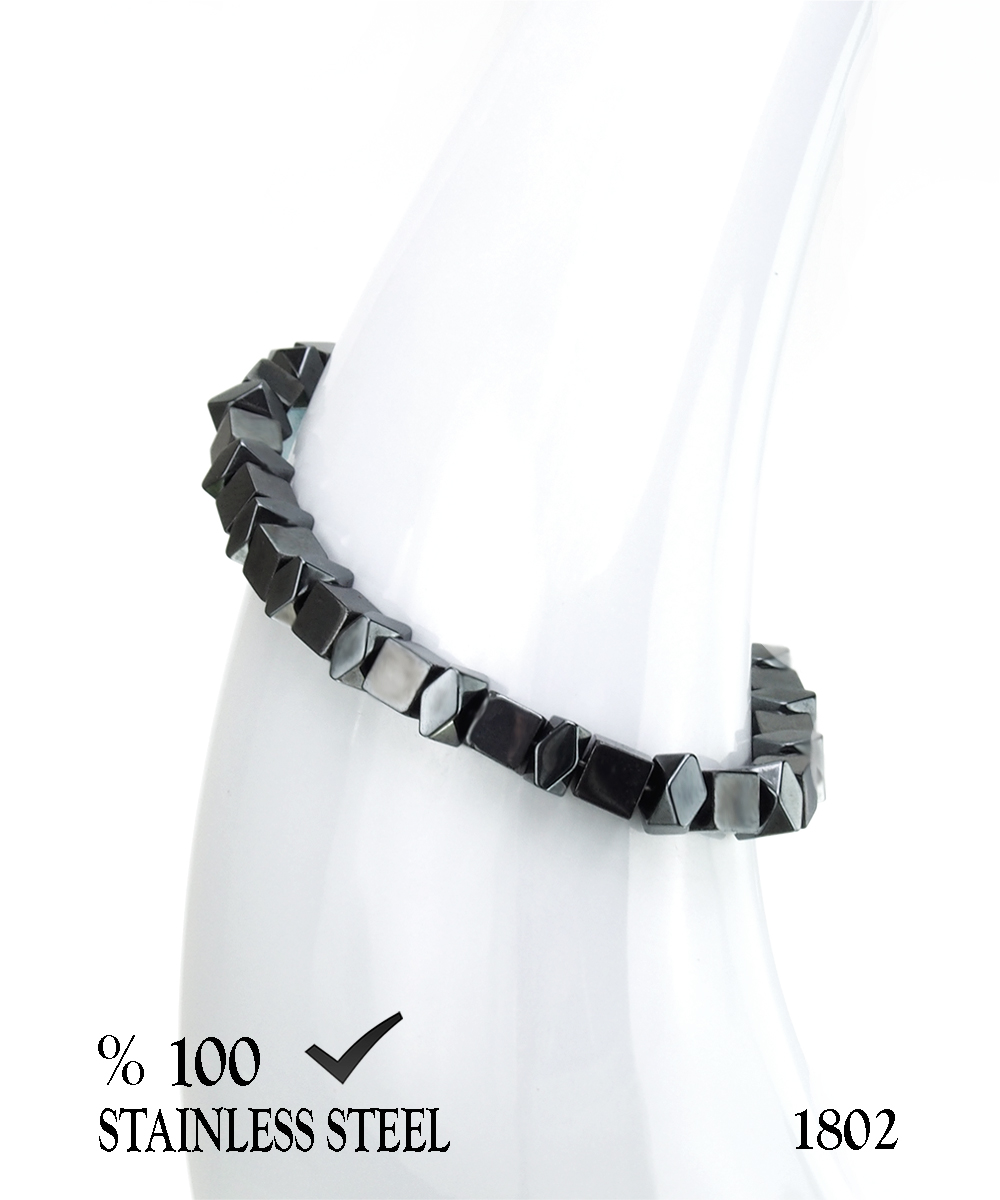 1802 hematit doğal taş bileklik