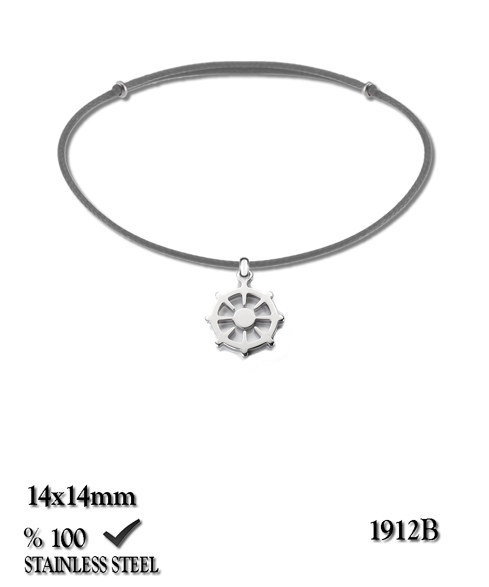 1912B Gemici dümen denizci çelik bileklik