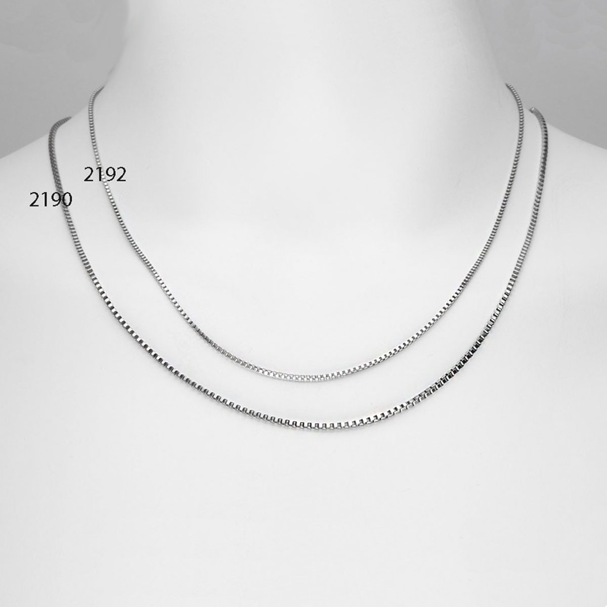 2192  Bayan Çelik zincir 1,25mm ---60cm----