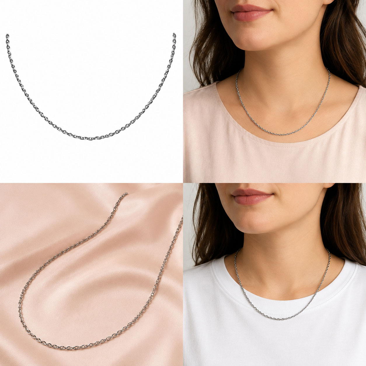2203  Çelik zincir-2,2mm (Uzunluk seçiniz)