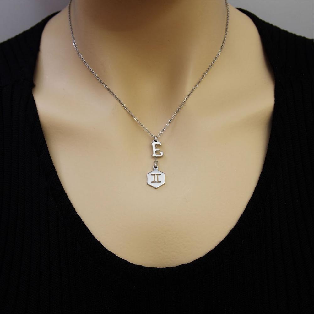 2263 Çelik kolye (Harf ve burç seçiniz)