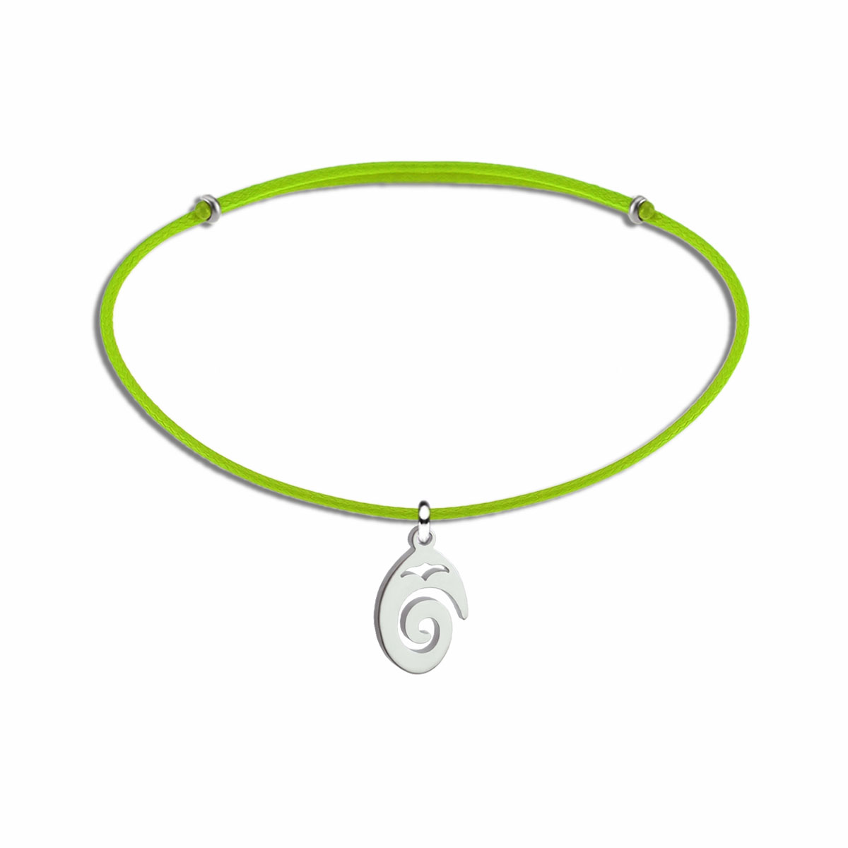 2312BK Sarmal Spiral çelik uçlu kordon bileklik