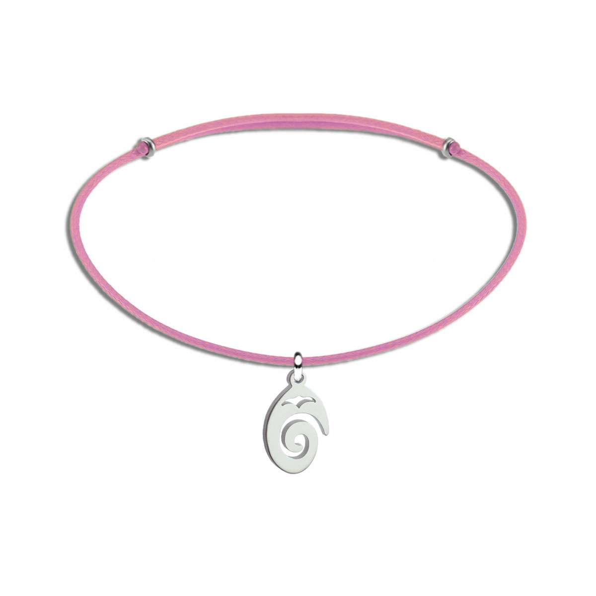 2312BK Sarmal Spiral çelik uçlu kordon bileklik