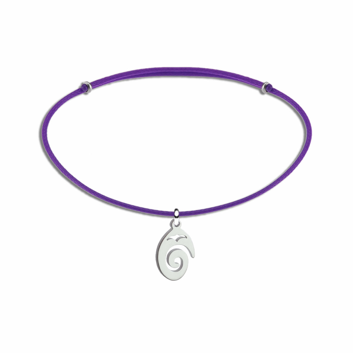 2312BK Sarmal Spiral çelik uçlu kordon bileklik