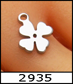 2935Z Yonca çelik kolye