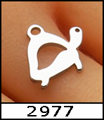 2977Z Kaplumbağa çelik kolye