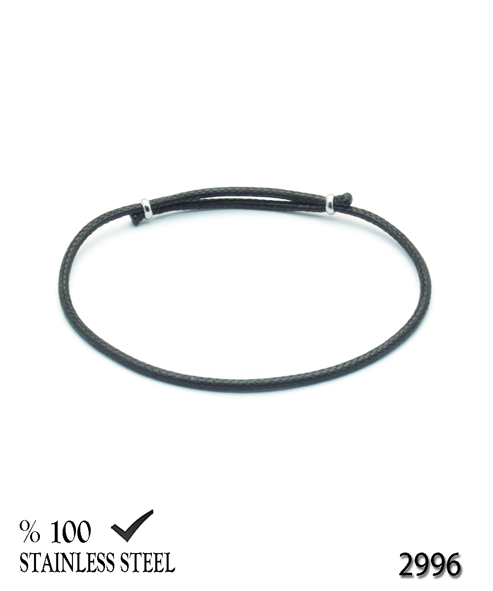 2996 1,8 mm Siyah kordon bileklik