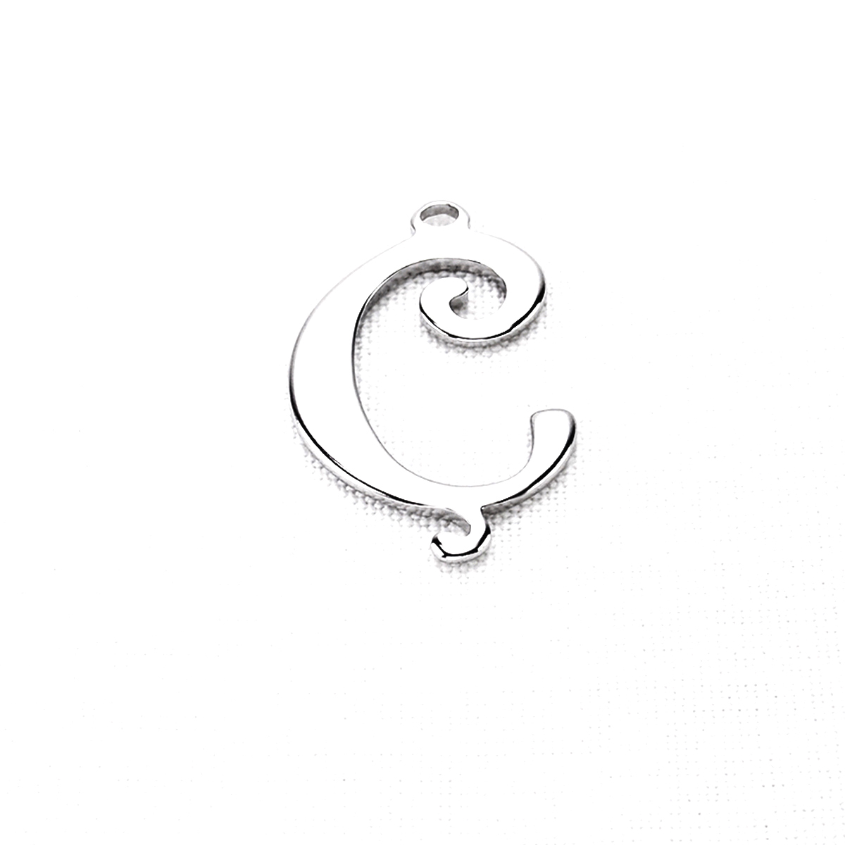 3199k Ç harfi (Yükseklik 3.5cm) çelik harf kolye