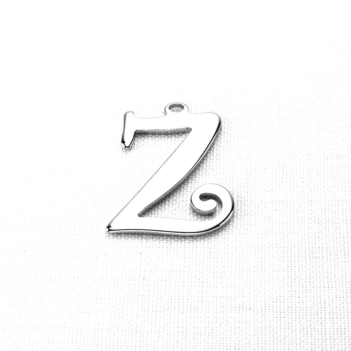 3229k Z harfi (Yükseklik 3.5cm) çelik harf kolye