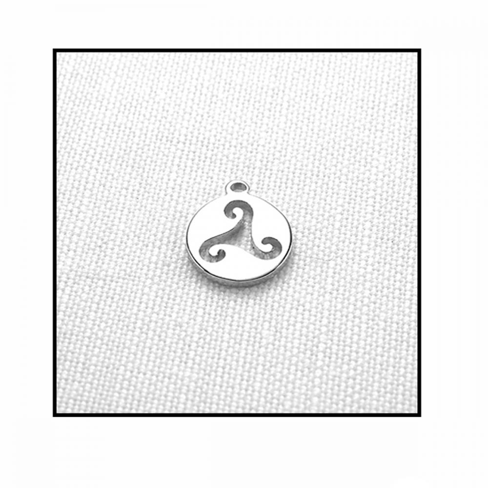 1931K Minik Triskele (Triskelion) Çelik Kolye