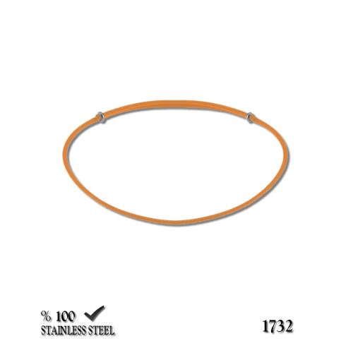 1732 1,3 mm Turuncu kordon bileklik