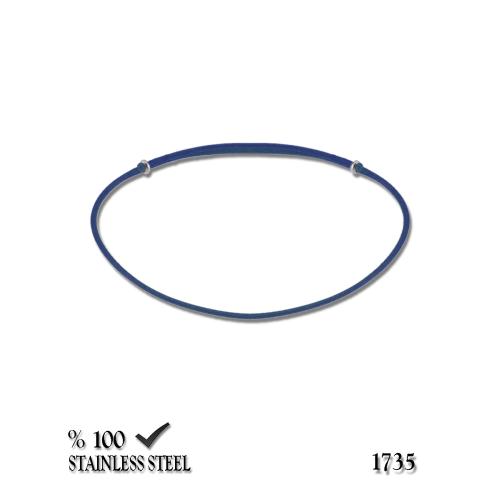 1735 1,3 mm Lacivert kordon bileklik