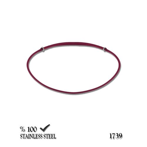 1739 1,3 mm Bordo kordon bileklik