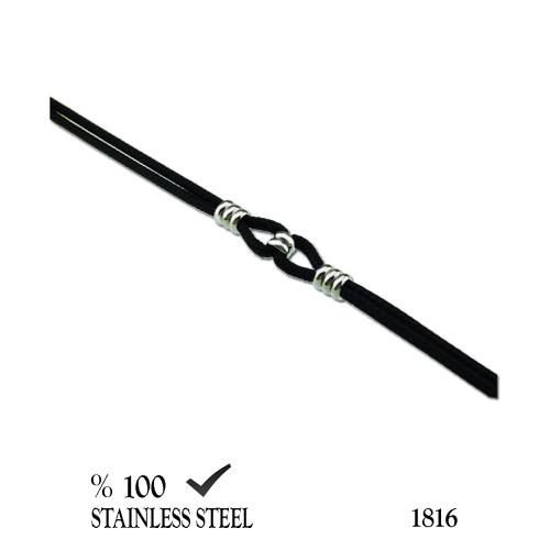 1816 Siyah kordon bileklik