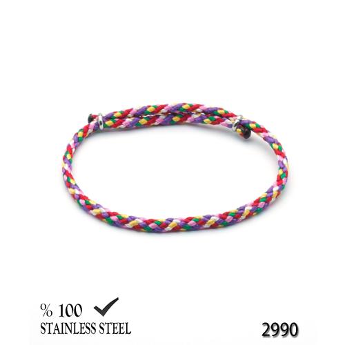2990 Karışık renkli kordon bileklik