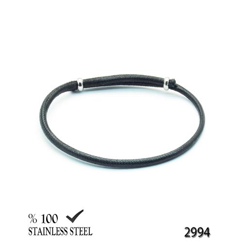 2994 3,5 mm Siyah kordon bileklik