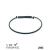 2995 2,3 mm Siyah kordon bileklik