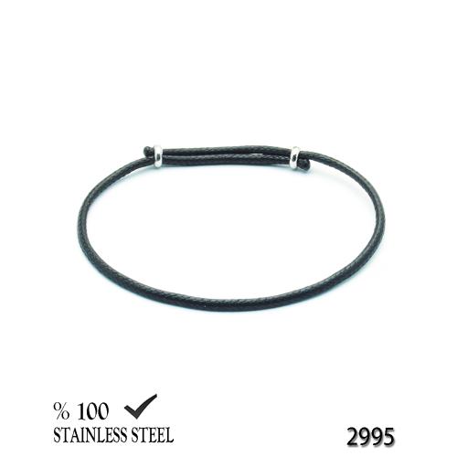 2995 2,3 mm Siyah kordon bileklik