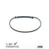 2998 1,8 mm Siyah-Beyaz kordon bileklik