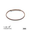 3000 2,3 mm Taba (açık kahve) kordon bileklik