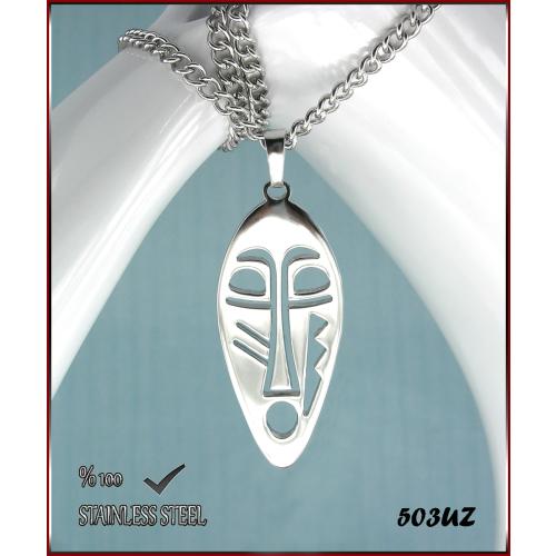 503uz Mask çelik kolye