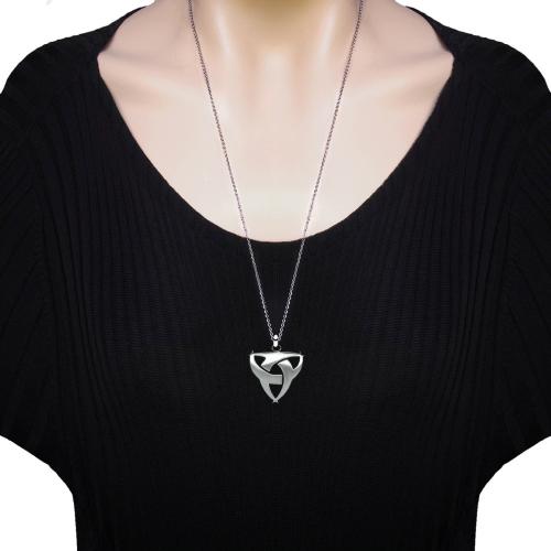 507Z Tribal çelik unisex kolye