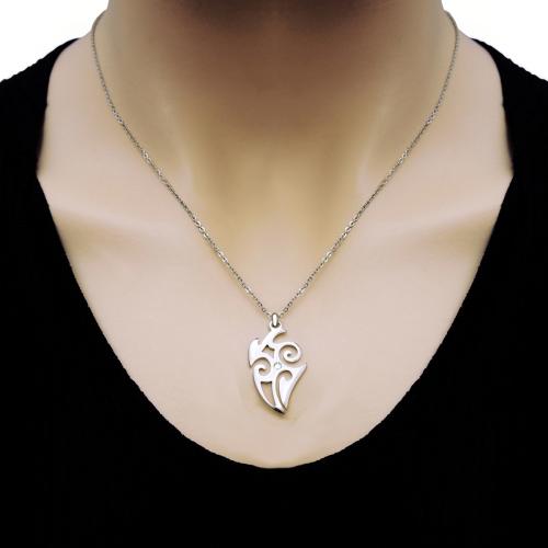 512z Tribal unisex çelik kolye
