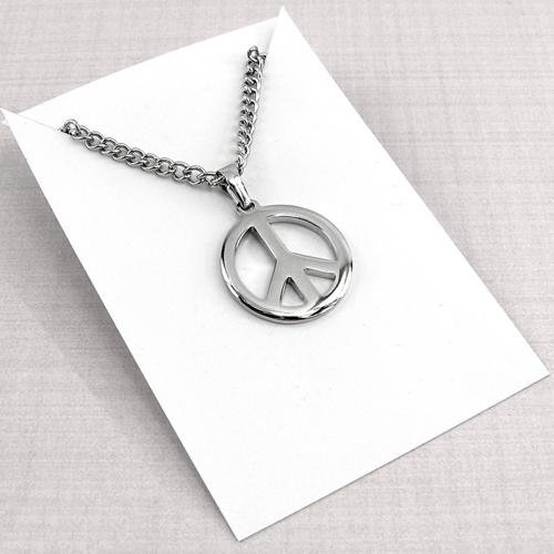 806UZ Peace barış çelik kolye