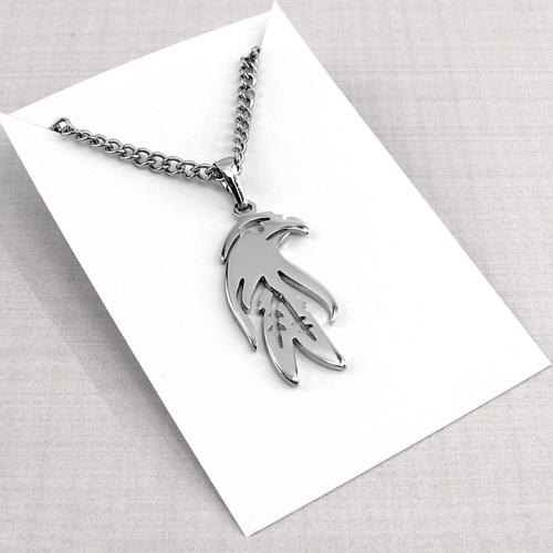 837UZ Kartal çelik unisex kolye
