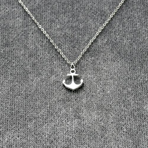 566Z minik çapa çelik kolye