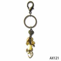 AX 141 Kristal taşlı boncuk anahtarlık