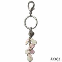 AX 163 Kristal taşlı boncuk anahtarlık