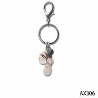 AX 167 Kristal taşlı boncuk anahtarlık