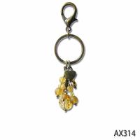 AX 303 Kristal taşlı boncuk anahtarlık