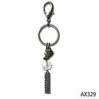 AX 322 Kristal taşlı boncuk anahtarlık