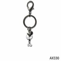 AX 324 Kristal taşlı boncuk anahtarlık